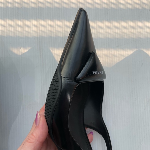 Prada Slingback Kitten Heels - 36 - Picture 6 of 10